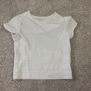 White Short Sleeve Top